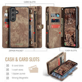 CaseMe Samsung Galaxy S25 FE Etui 008 Series Aftageligt Cover Brun