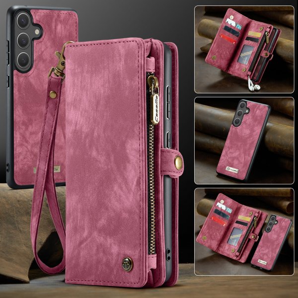 CaseMe Samsung Galaxy S25 FE Etui 008 Series Aftageligt Cover Rød
