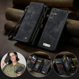 CaseMe Samsung Galaxy S25 FE Cover 008 Series Aftageligt Cover Sort
