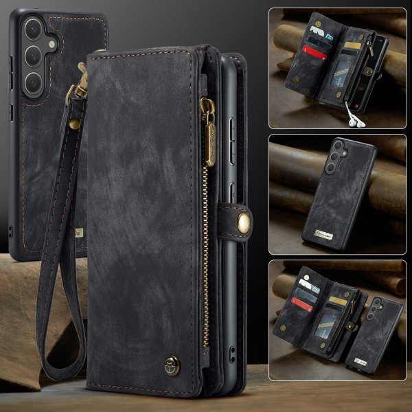 CaseMe Samsung Galaxy S25 FE Cover 008 Series Aftageligt Cover Sort