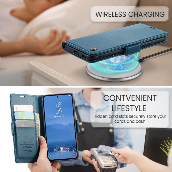 CaseMe Samsung Galaxy S25 FE Etui 023 Series Blå