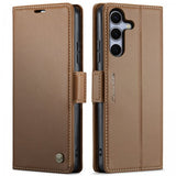 CaseMe Samsung Galaxy S25 FE Etui 023 Series Brun