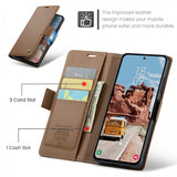 CaseMe Samsung Galaxy S25 FE Etui 023 Series Brun