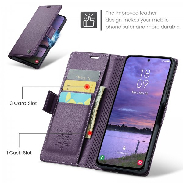 CaseMe Samsung Galaxy S25 FE Fodral 023 Series Lilla