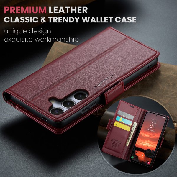 CaseMe Samsung Galaxy S25 FE Cover 023 Series Rød