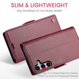 CaseMe Samsung Galaxy S25 FE Cover 023 Series Rød
