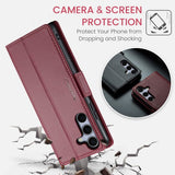 CaseMe Samsung Galaxy S25 FE Cover 023 Series Rød