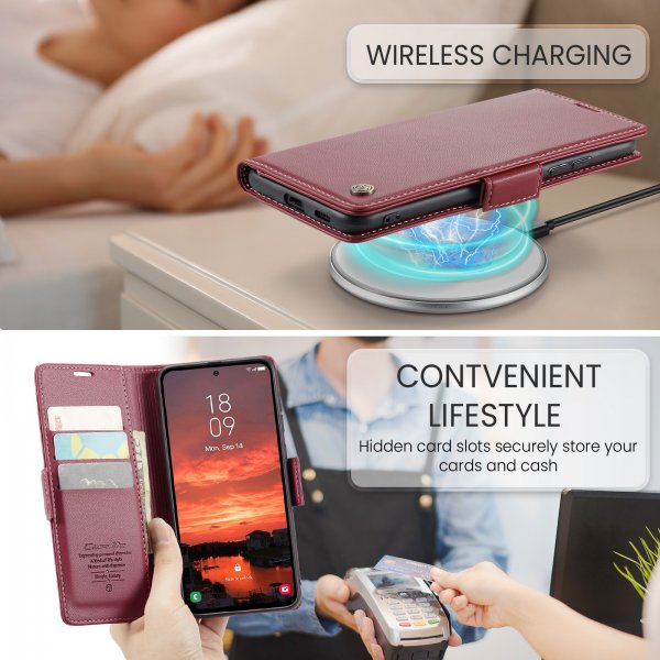 CaseMe Samsung Galaxy S25 FE Cover 023 Series Rød
