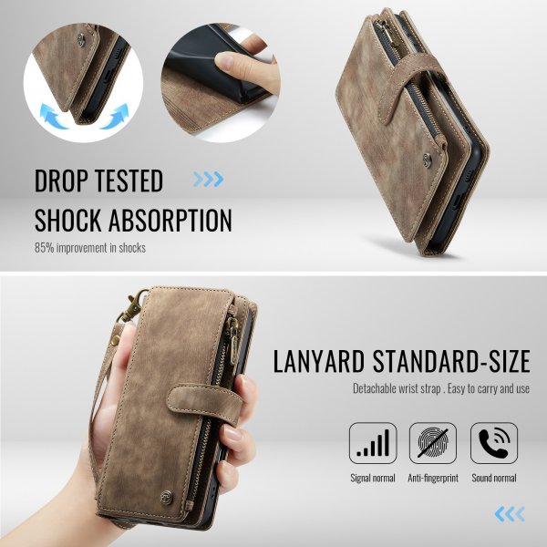 CaseMe Samsung Galaxy S25 FE Etui C30 Series Brun