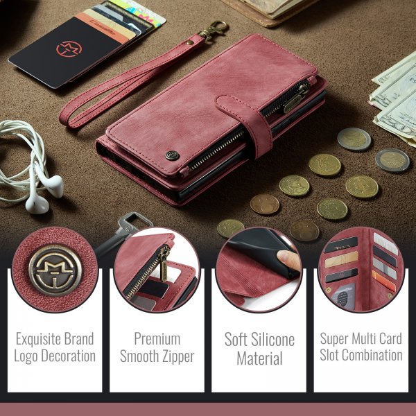 CaseMe Samsung Galaxy S25 FE Cover C30 Series Rød