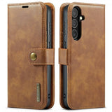 Dg.Ming Samsung Galaxy S25 FE Etui med Aftageligt Cover Brun