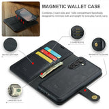 Dg.Ming Samsung Galaxy S25 FE Etui med Aftagelig Skal Sort