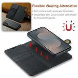 Dg.Ming Samsung Galaxy S25 FE Etui med Aftagelig Skal Sort