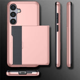 Samsung Galaxy S25 FE Cover Card Slide Mørkegrøn