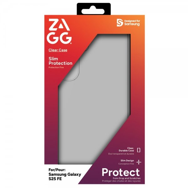 ZAGG Samsung Galaxy S25 FE Cover Clear Case Transparent