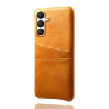 Samsung Galaxy S25 FE Cover med to Kortlommer Lysebrun