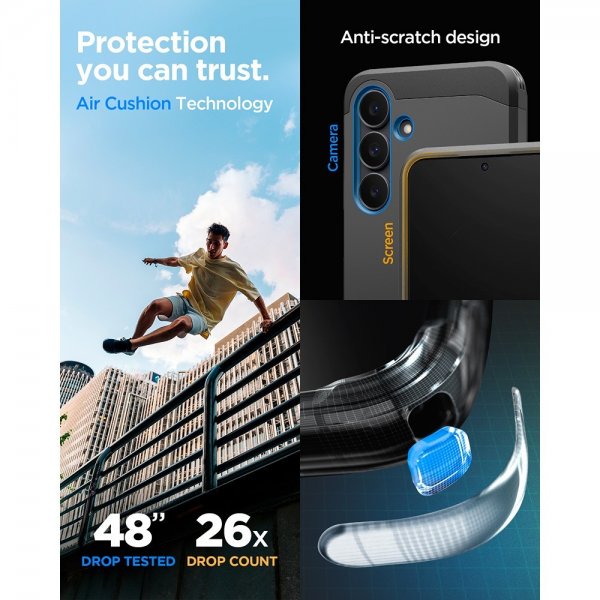 Spigen Samsung Galaxy S25 FE Cover Tough Armor MagFit Sort