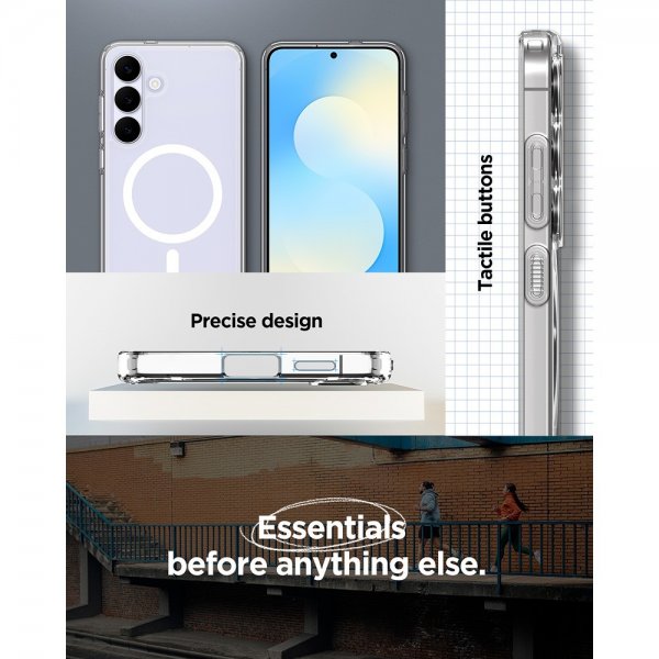 Spigen Samsung Galaxy S25 FE Cover Ultra Hybrid MagFit Clear White