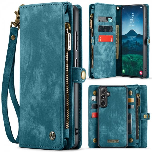 CaseMe Samsung Galaxy S25 Etui 008 Series Aftageligt Cover Blå