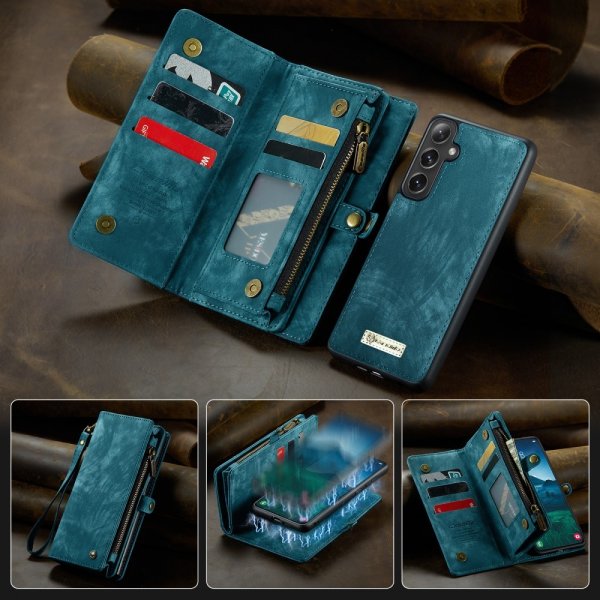 CaseMe Samsung Galaxy S25 Etui 008 Series Aftageligt Cover Blå