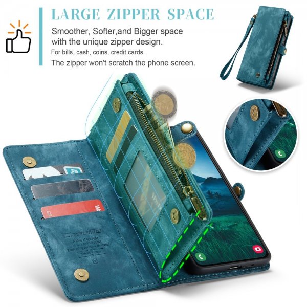 CaseMe Samsung Galaxy S25 Etui 008 Series Aftageligt Cover Blå