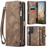 CaseMe Samsung Galaxy S25 Etui 008 Series Aftageligt Cover Brun