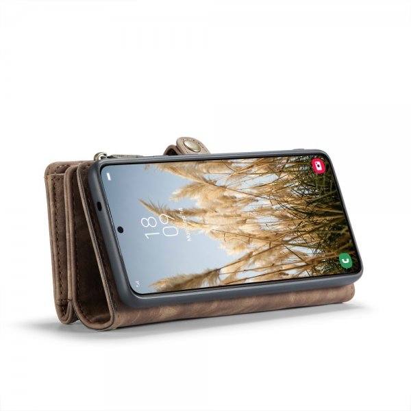CaseMe Samsung Galaxy S25 Etui 008 Series Aftageligt Cover Brun