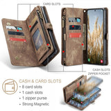 CaseMe Samsung Galaxy S25 Etui 008 Series Aftageligt Cover Brun