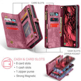 CaseMe Samsung Galaxy S25 Etui 008 Series Aftageligt Cover Rød