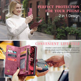 CaseMe Samsung Galaxy S25 Etui 008 Series Aftageligt Cover Rød
