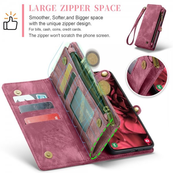 CaseMe Samsung Galaxy S25 Etui 008 Series Aftageligt Cover Rød