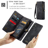 CaseMe Samsung Galaxy S25 Etui 008 Series Aftageligt Cover Sort