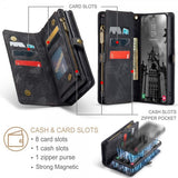 CaseMe Samsung Galaxy S25 Etui 008 Series Aftageligt Cover Sort