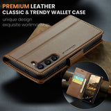 CaseMe Samsung Galaxy S24/S25 Cover 023 Series Brun