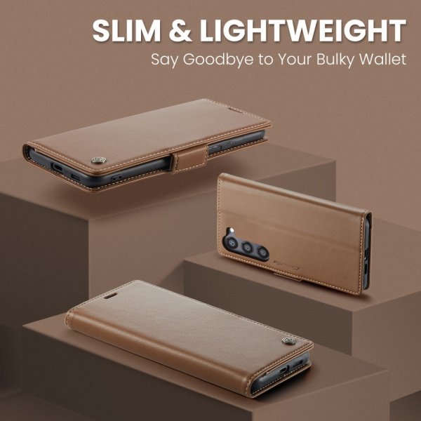 CaseMe Samsung Galaxy S24/S25 Cover 023 Series Brun