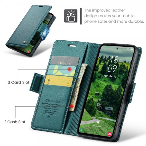 CaseMe Samsung Galaxy S24/S25 Cover 023 Series Grøn