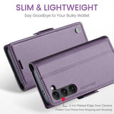 CaseMe Samsung Galaxy S24/S25 Cover 023 Series Lilla