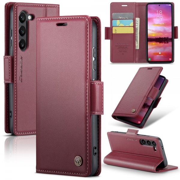CaseMe Samsung Galaxy S24/S25 Etui 023 Series Rød