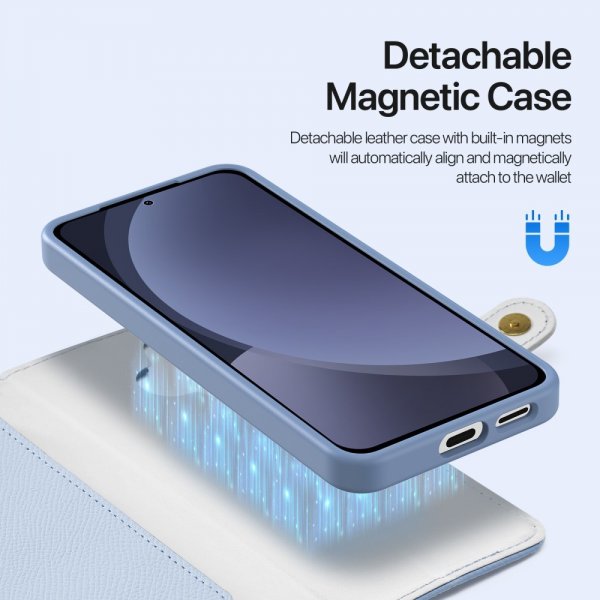 Dux Ducis Samsung Galaxy S25 Etui 2-i-1 Lawa Series MagSafe Blå
