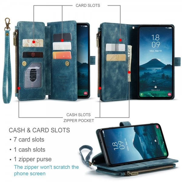 CaseMe Samsung Galaxy S24/S25 Cover C30 Series Blå