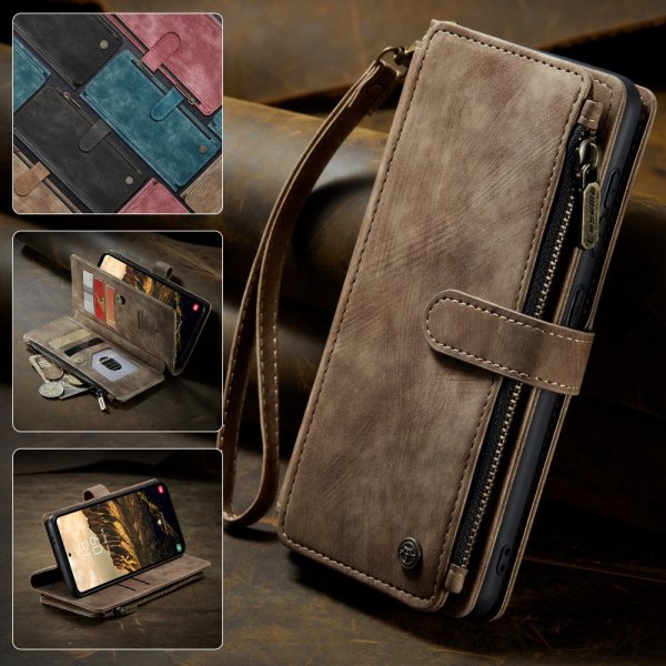 CaseMe Samsung Galaxy S24/S25 Cover C30 Series Brun