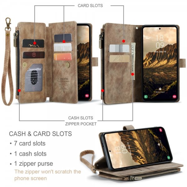 CaseMe Samsung Galaxy S24/S25 Cover C30 Series Brun