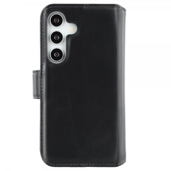 Nordic Covers Samsung Galaxy S24/Galaxy S25 Etui Essential Leather Raven Black
