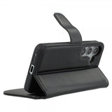 Nordic Covers Samsung Galaxy S24/Galaxy S25 Etui Essential Leather Raven Black