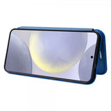 Samsung Galaxy S25 Cover Kulfibertekstur Blå