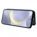 Samsung Galaxy S25 Cover Kulfibertekstur Grøn