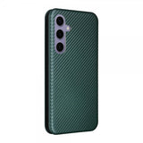 Samsung Galaxy S25 Cover Kulfibertekstur Grøn