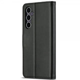 Lc.Imeeke Samsung Galaxy S25 Cover med Kortrum Kickstand Sort