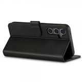 Lc.Imeeke Samsung Galaxy S25 Cover med Kortrum Kickstand Sort