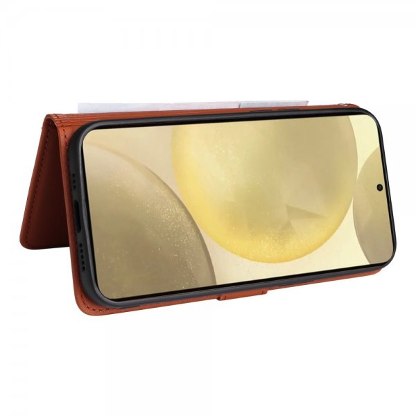 Betopnice Samsung Galaxy S25 Etui med Aftageligt Cover 005 Brun